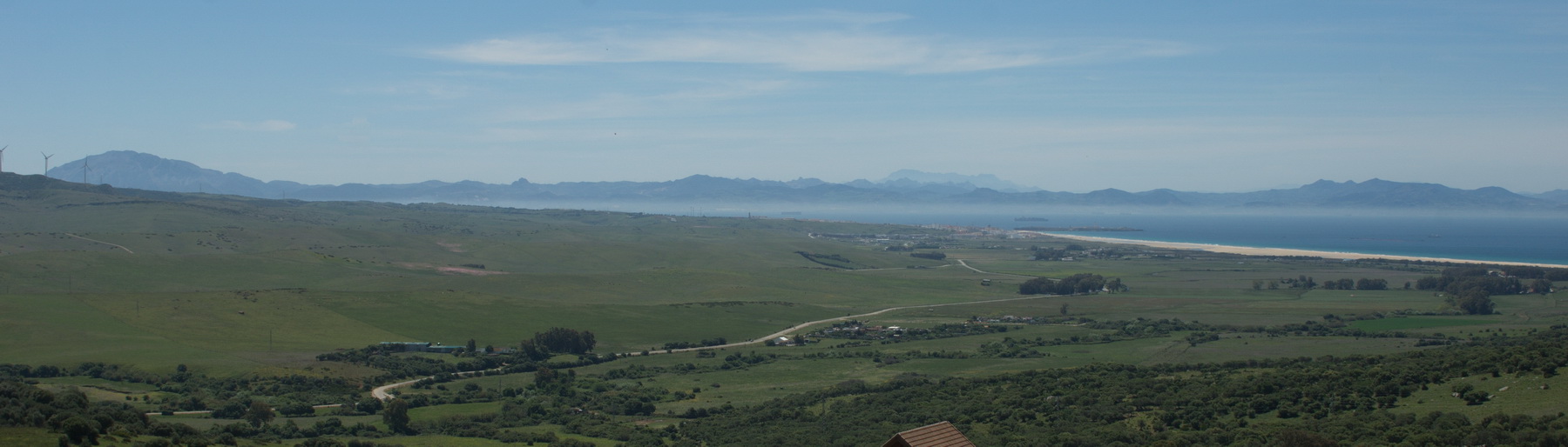 Ein Blick von Tarifa bis Afrika