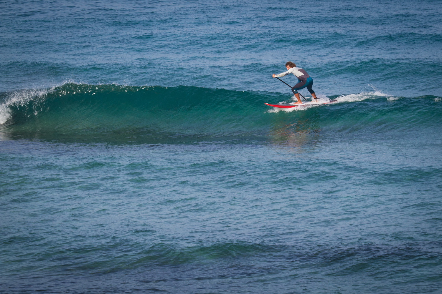 Mit dem Stand Up Board in Tarifa unterwegs