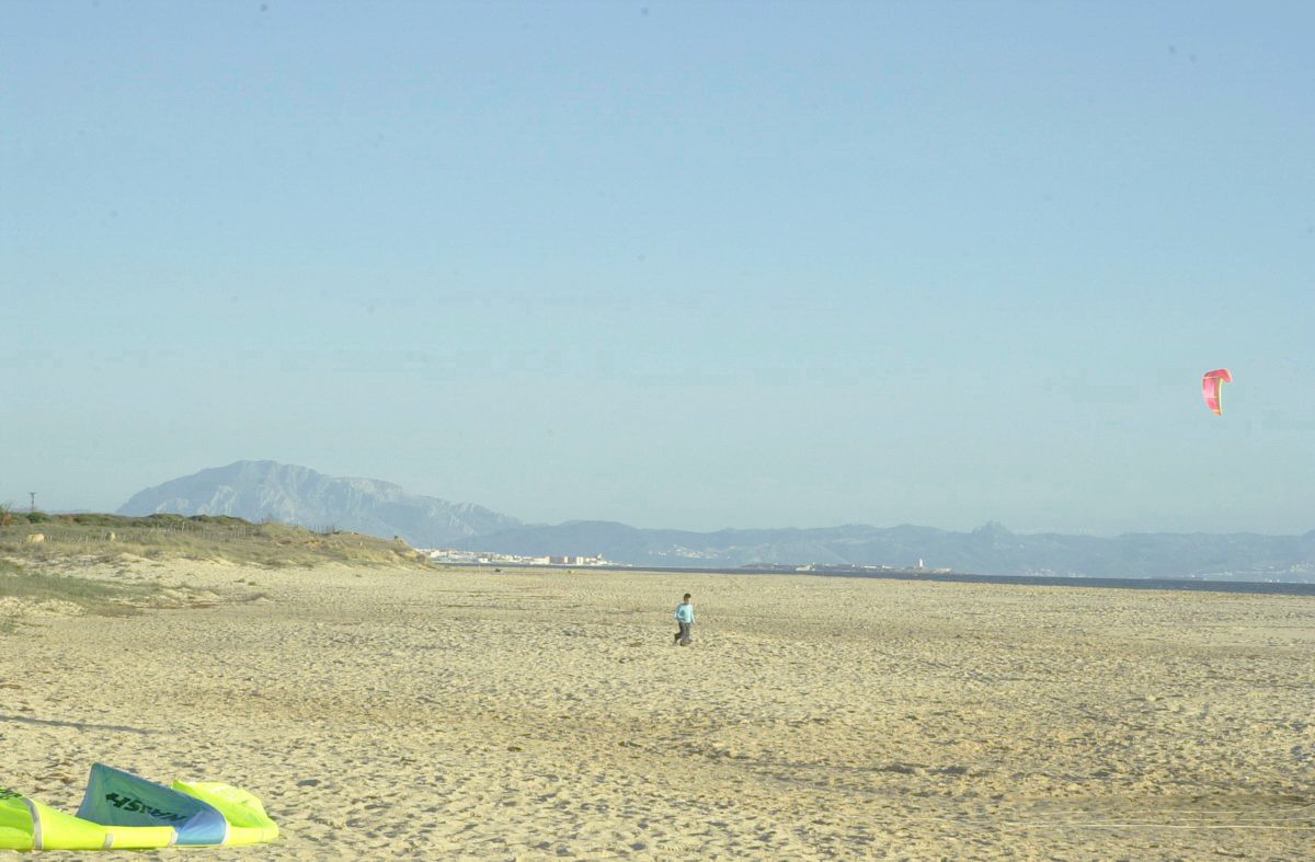 And den Traumstränden von Tarifa Sport treiben