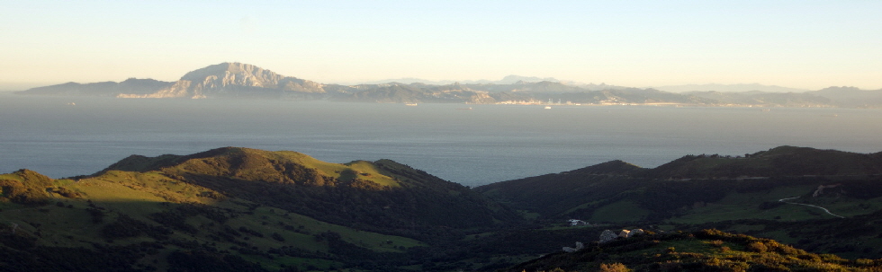 Von Andalusien ein Blick auf Afrika werfen